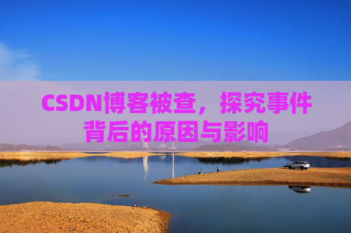 CSDN博客被查,探究事件背后的原因与影响